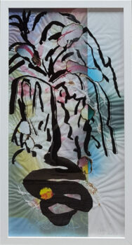 Oeuvre sur papier "Nature Endommagée"