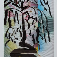 Oeuvre sur papier "Nature Endommagée"