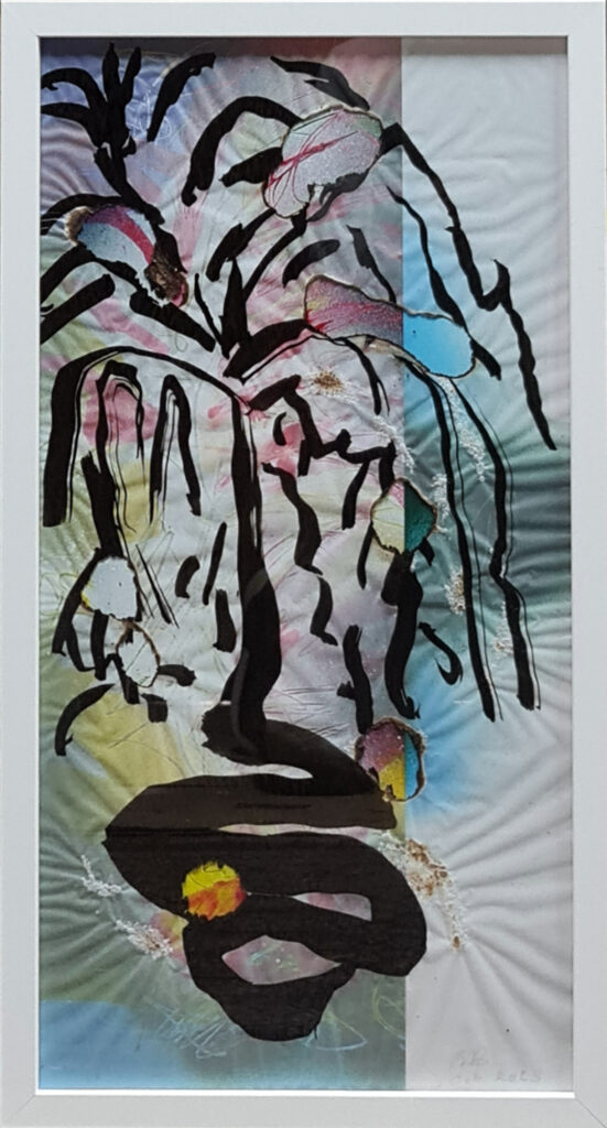 Oeuvre sur papier "Nature Endommagée"